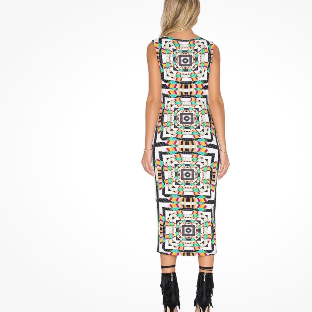 Mara Hoffman Multicolor Geometric Midi Dress - image 3